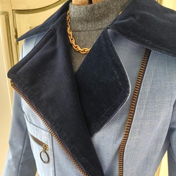 RARE, RARE 1970S "MICMAC, ST. TROPEZ" ALL WEATHER JACKET! EUC! - Picture 3 of 16